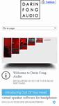 Mobile Screenshot of fongaudio.com